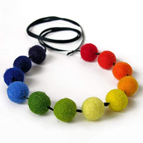 Asudaro 1,5 cm Wollfilz Bunte Pompom Farbiger Ball Pom Filzkugeln Filzbälle Filzperlen Plüsch Haarnadelclip Pompons Crafts Garland Filz Mini Pompons Zubehör für Lustige DIY Kreative Handwerk 60 STK von Asudaro