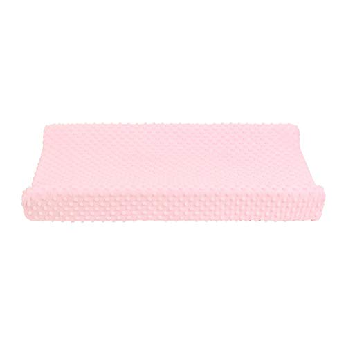 Asudaro Bezüge für Baby Wickelauflagen, Newborn Wickelauflagenbezug Wickelkissenüberzug Baby Touch Massage Dressing Wickeltische Wickelunterlage Wickelaufsatz für Wickeltisch, 81 * 41 * 13CM Rosa von Asudaro