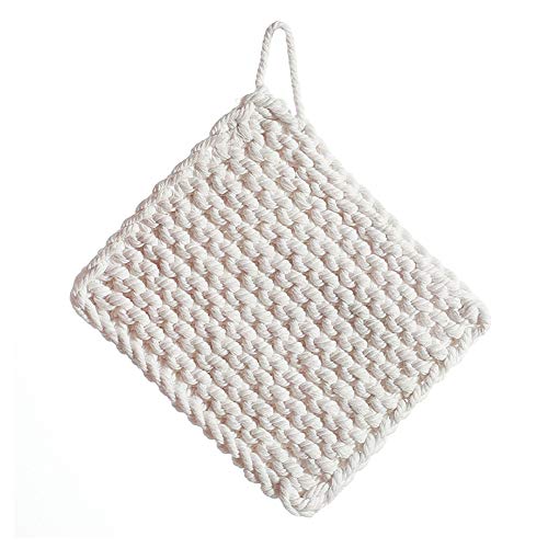 Asudaro Makramee Tischset, Böhmische Handgewebte Tischdecke Elegante Quadratische Untersetzer Baumwollseil Tasse Pad Kaffee Getränk Bier Tasse Matte Boho Tischdekoration Platzdeckchen S:13 * 12cm Asudaro Makramee Tischset, Böhmische Handgewebte Tischdecke Elegante Quadratische Untersetzer Baumwollseil Tasse Pad Kaffee Getränk Bier Tasse Matte Boho Tischdekoration Platzdeckchen S:13 * 12cm von Asudaro