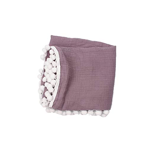 Pucktuch für Neugeborene Baby Musselin Baumwolle WickeltuchMusselin Decke Swaddle Pucktücher Pucktuch, Stilltuch, Spucktuch und Kinderwagendecke Baby Fotografie-Decke 100 * 120cm/80 * 65cm lila Pucktuch für Neugeborene Baby Musselin Baumwolle WickeltuchMusselin Decke Swaddle Pucktücher Pucktuch, Stilltuch, Spucktuch und Kinderwagendecke Baby Fotografie-Decke 100 * 120cm/80 * 65cm lila von Asudaro