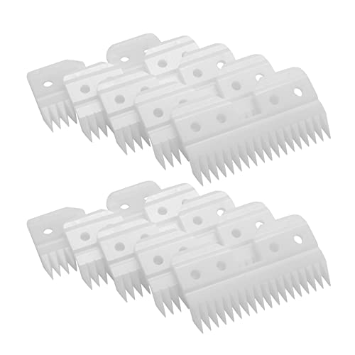Asuinxurr 10 Teile/Los Austauschbare Keramik 18 ZäHne Haustier Keramik Clipper Schneiden Messer für A5 Serie von Asuinxurr