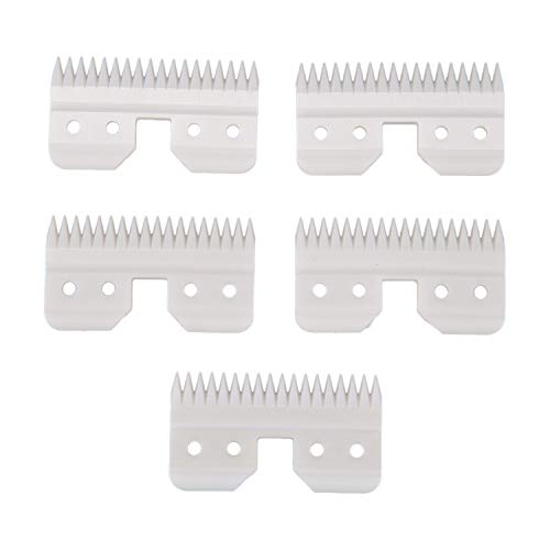 Asuinxurr 18 ZäHne 5 Teile/Los Pet Clipper Keramik Bewegliche Klinge Standard A5 Klingen GrößE und Langlebig von Asuinxurr