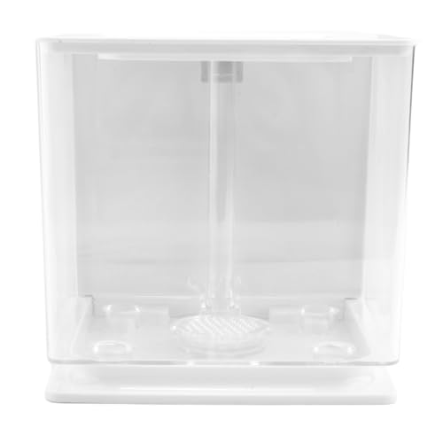 Asuinxurr Aquarium Aquarium Aquarium Einfach zu Wechselnde Wasser Acryl Kunststoff Selbst Reinigende Kleine Aquarium () von Asuinxurr