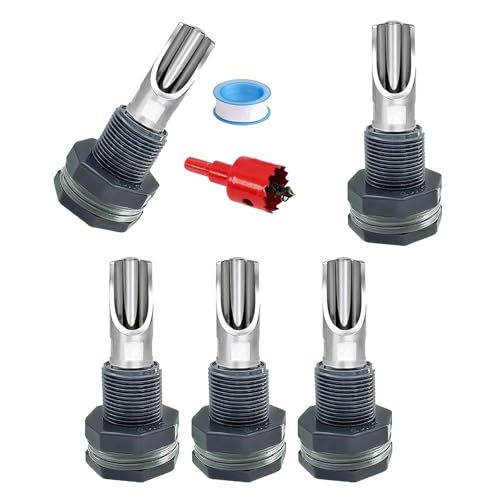 Asukohu 5 x automatische Edelstahl-Schweine-Bewässerungsnippel mit Bohrer für einfache Installation und Wartung, Bauernhof, Nutztierbewässerungsnippel Asukohu 5 x automatische Edelstahl-Schweine-Bewässerungsnippel mit Bohrer für einfache Installation und Wartung, Bauernhof, Nutztierbewässerungsnippel von Asukohu