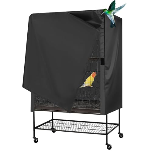 Asukohu Extra breite Abdeckung für Vogelkäfige, Polyester, für Papageien und kleine Vögel, extra große Haustierkäfigabdeckung Asukohu Extra breite Abdeckung für Vogelkäfige, Polyester, für Papageien und kleine Vögel, extra große Haustierkäfigabdeckung von Asukohu
