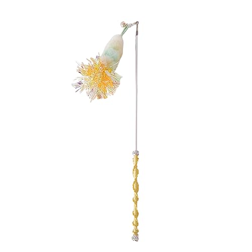 Asukohu Furry FeatherWand Plüschspielzeug für Katzen, verstellbarer Teaser Zauberstab, Spielzeug, Katze, Angelrute, Fangstock, Haustier, Geburtstagsgeschenk Asukohu Furry FeatherWand Plüschspielzeug für Katzen, verstellbarer Teaser Zauberstab, Spielzeug, Katze, Angelrute, Fangstock, Haustier, Geburtstagsgeschenk von Asukohu