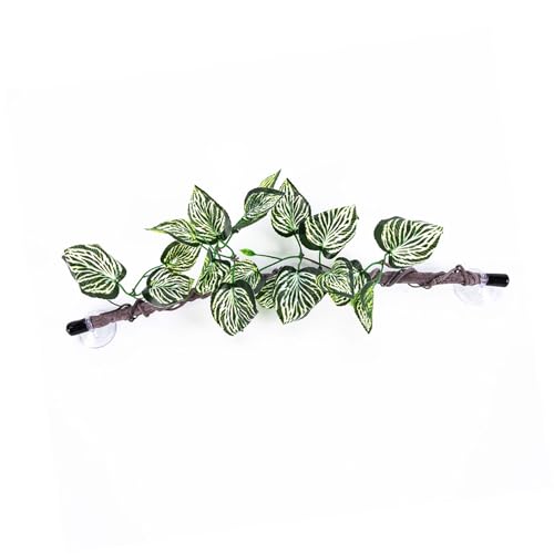 Asukohu Künstliche Reptilienpflanze für Kletterverstecke, Terrarium, Dschungel, künstliche Rebe, Amphibien, Lebensraum, Ornamente, Reptilien, Lebensraum, Dekoration Asukohu Künstliche Reptilienpflanze für Kletterverstecke, Terrarium, Dschungel, künstliche Rebe, Amphibien, Lebensraum, Ornamente, Reptilien, Lebensraum, Dekoration von Asukohu