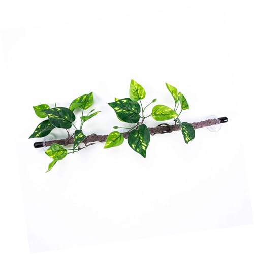 Asukohu Künstliche Reptilienpflanze für Kletterverstecke, Terrarium, Dschungel, künstliche Rebe, Amphibien, Lebensraum, Ornamente, Reptilien, Lebensraum, Dekoration Asukohu Künstliche Reptilienpflanze für Kletterverstecke, Terrarium, Dschungel, künstliche Rebe, Amphibien, Lebensraum, Ornamente, Reptilien, Lebensraum, Dekoration von Asukohu