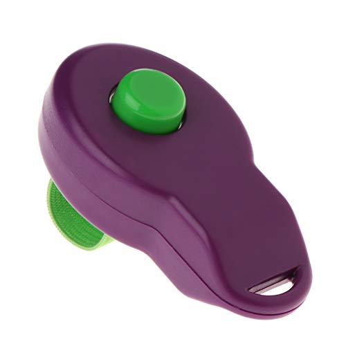 Asukohu Portable Hundeklicker Mit Elastischen Fingerriemen Haustier Clicker Welpe Training Spielzeug Für Hund Für Katze Innen Freien Freien Mit Sprachbefehl von Asukohu