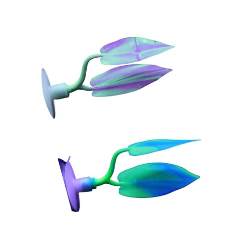 Bettas Fischhängematte aus weichem Silikon, realistische Korallen, Aquarium-Dekoration mit Saugnapf für natürliche Simulation von Asukohu