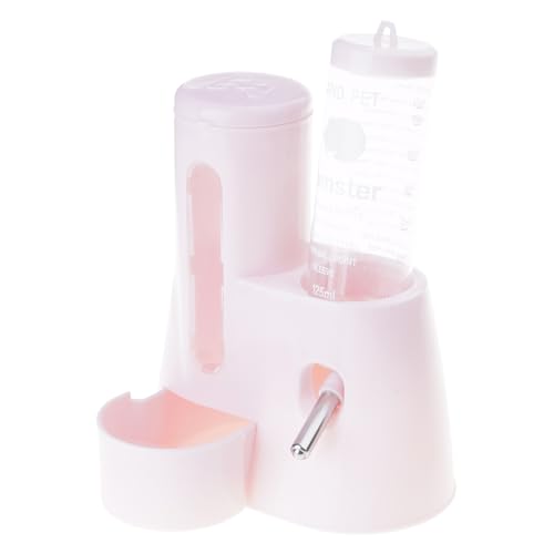 Doppelfunktion Hamster Wasserflasche und Futterspender, auslaufsicher, stabile Basis für Käfigzubehör, Hamsterfütterung Doppelfunktion Hamster Wasserflasche und Futterspender, auslaufsicher, stabile Basis für Käfigzubehör, Hamsterfütterung von Asukohu