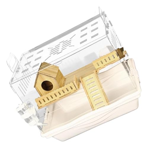 Hamsterkäfig Spielzeug Kaninchen Wasserflasche zusammenbauen Leiter für Hamster für Rennmäuse Haus Hamstergehege von Asukohu