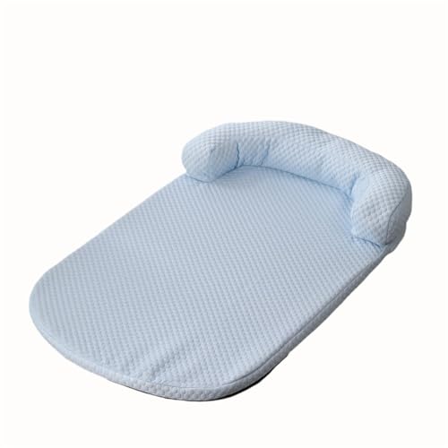 Hundebett-Kühlmatte mit Eisseidenstoff, tragbare Haustierunterlage für alle Jahre, coole Haustierunterlage Hundebett-Kühlmatte mit Eisseidenstoff, tragbare Haustierunterlage für alle Jahre, coole Haustierunterlage von Asukohu