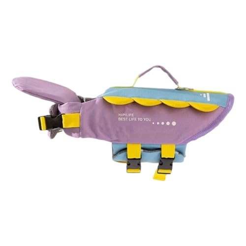 Hundeschwimmweste für Hunde, zum Schwimmen, Bootfahren, Welpen, Lebensretter, hoher Auftrieb, Badeanzug, für kleine, mittelgroße und große Hunde von Asukohu