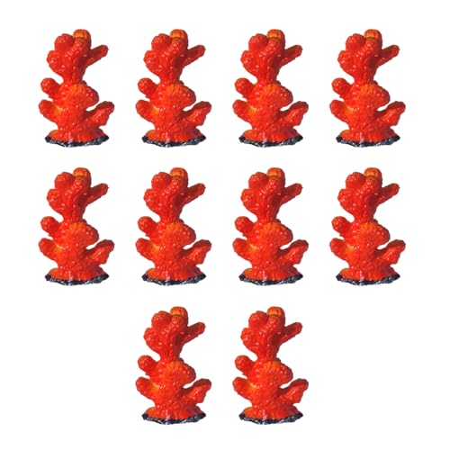 Künstliche Korallen, Unterwasserpflanze, Aquarien, Dekoration für Aquarien und Aquarien, kommerzielle Dekoration, 10 Stück von Asukohu