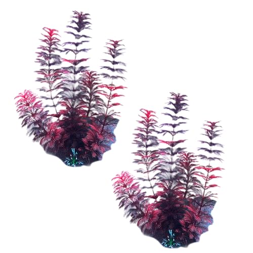 Künstliche Pflanze für Aquarien, Terrarien, Garnelen, Gras, Ornamente, grünes Büro, Aquarium-Dekorationen von Asukohu