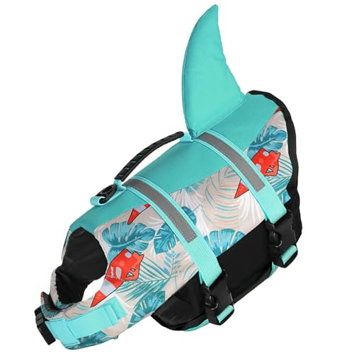 Verstellbare Schwimmweste für Hunde mit hohem Auftrieb, Schwimmhilfe, Schwimmhilfe, Schwimmhilfe, tragbarer Hunde-Badeanzug Verstellbare Schwimmweste für Hunde mit hohem Auftrieb, Schwimmhilfe, Schwimmhilfe, Schwimmhilfe, tragbarer Hunde-Badeanzug von Asukohu