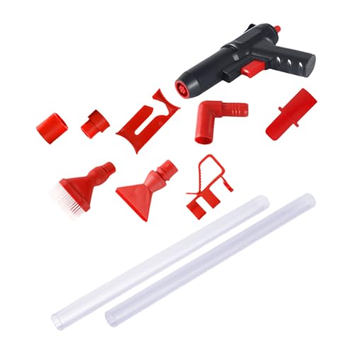 Verstellbares Siphon-Reiniger-Set für Aquarien, Kies, Unterlegscheibe und Wasserwechsler verstopfungssicher Aquarium-Wasserzirkulationssiphon von Asukohu