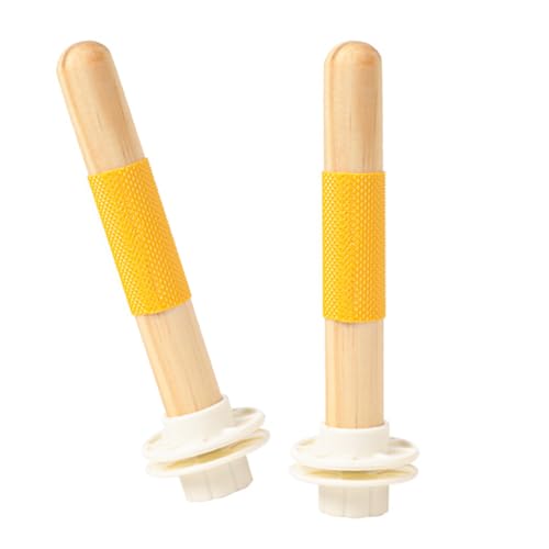 Vogel-Sitzstange aus natürlichem Holz, 2 Stück, Zweige für Papageien mit Schleifflächen für Fußübungen und Schnabelgesundheit, Papageien-Übungsstange von Asukohu