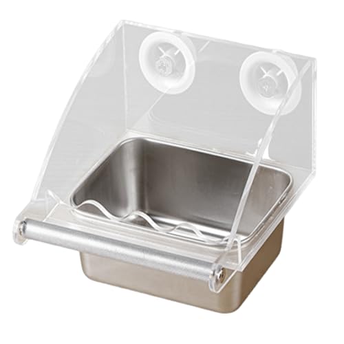 Vogelfutter-Spielzeug, automatischer Futterspender für Papageien, Tränke, Acryl, Saatgutbehälter, Käfig für Volieren und Heimgebrauch, Haustier, Vogel unverzichtbar von Asukohu