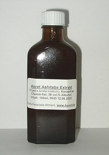 Asvet 100ml Ashitaba Tinktur, 100% vegan + natürlich, Angelica keiskei koidzumi Asvet 100ml Ashitaba Tinktur, 100% vegan + natürlich, Angelica keiskei koidzumi von Asvet