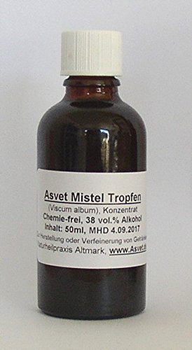 Asvet 100ml Mistel Tropfen, Tinktur, Zubereitung ohne Chemie ! von Asvet