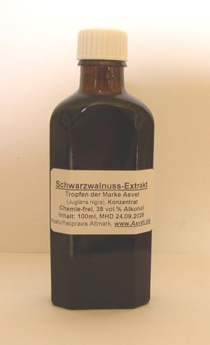 100ml Asvet Schwarzwalnuss Tinktur, Schwarznuss Auszug nach Dr. Hulda Clark 100ml Asvet Schwarzwalnuss Tinktur, Schwarznuss Auszug nach Dr. Hulda Clark von Asvet