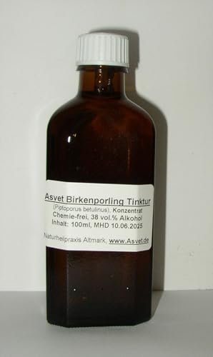 Asvet Birkenporling Tinktur, 100ml Auszug mit hervorragender Bioverfügbarkeit Asvet Birkenporling Tinktur, 100ml Auszug mit hervorragender Bioverfügbarkeit von Asvet