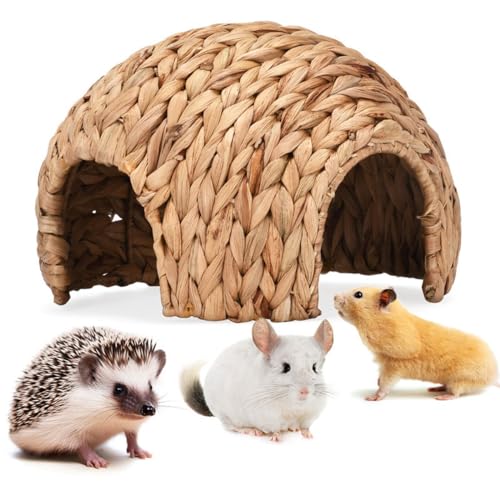 Ataoyus Handgewebtes Kaninchenhaus, komfortables Haus, sicheres Haus für Holzschweine, Kaninchenversteck für Chinchilla, Meerschweinchen Ataoyus Handgewebtes Kaninchenhaus, komfortables Haus, sicheres Haus für Holzschweine, Kaninchenversteck für Chinchilla, Meerschweinchen von Ataoyus