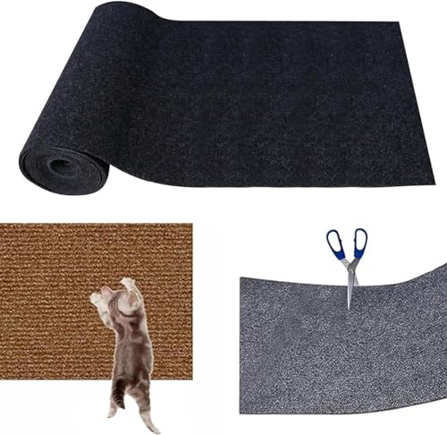 Katzen Kratzmatte Selbstklebend, Kratzmatte Selbstklebend, DIY Climbing Cat Scratcher, Cat Scratching Mat, Trimmable Self-Adhesive Cat Scratching Post von Ataoyus