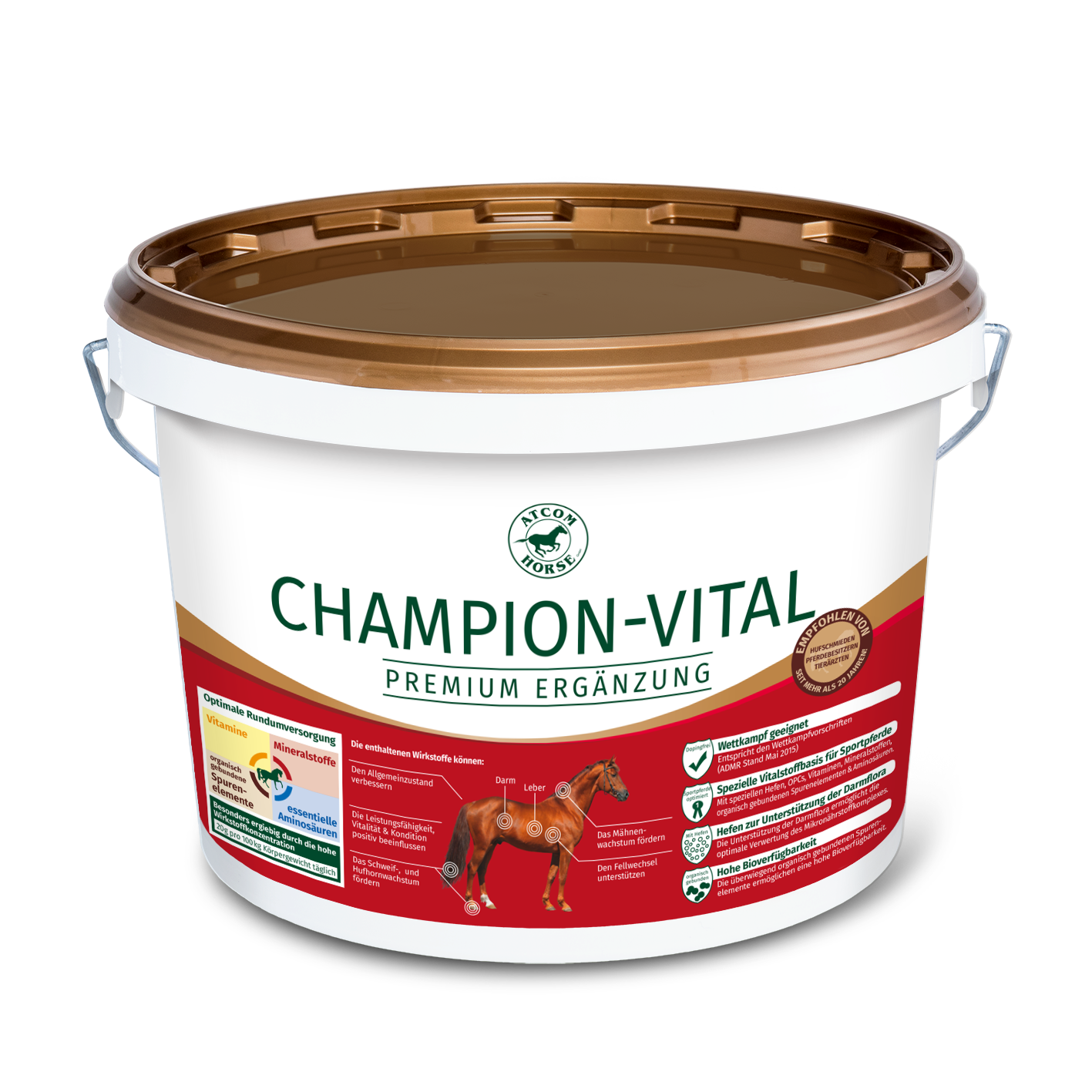Atcom Champion-Vital 10kg Für Sportpferde Atcom Champion-Vital 10kg Für Sportpferde von Atcom