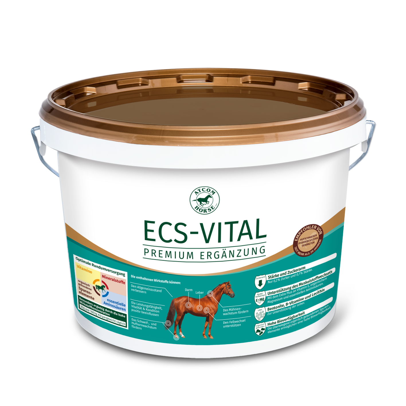 Atcom Ecs-Vital 10 kg Cushing-Pferde Atcom Ecs-Vital 10 kg Cushing-Pferde von Atcom