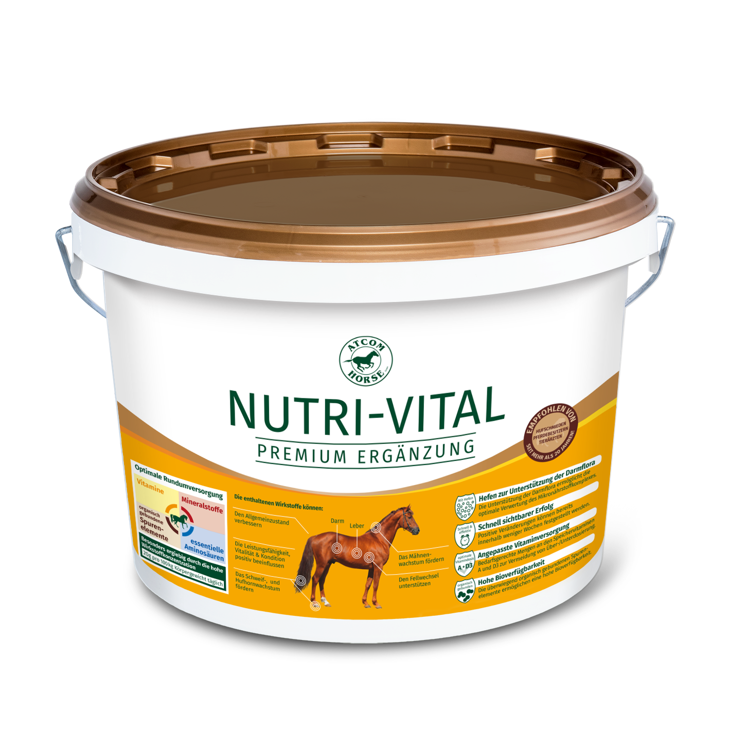 Atcom Nutri-Vital 5 kg Premium-Rundum-Mineralfutter Atcom Nutri-Vital 5 kg Premium-Rundum-Mineralfutter von Atcom