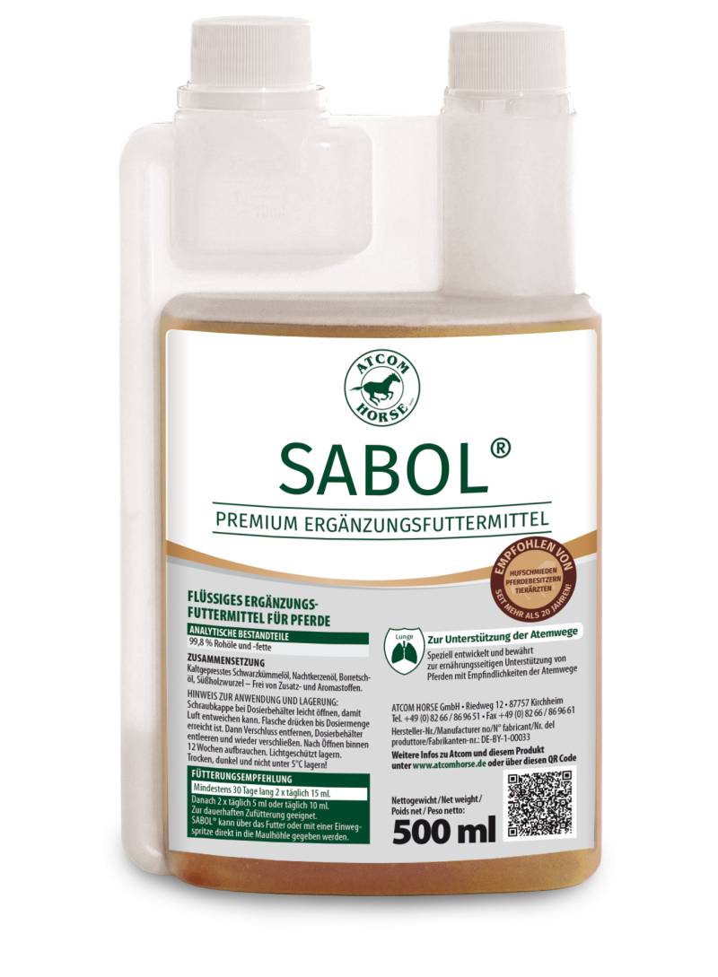 Atcom Sabol 500 ml für das Bronchialsystem Atcom Sabol 500 ml für das Bronchialsystem von Atcom