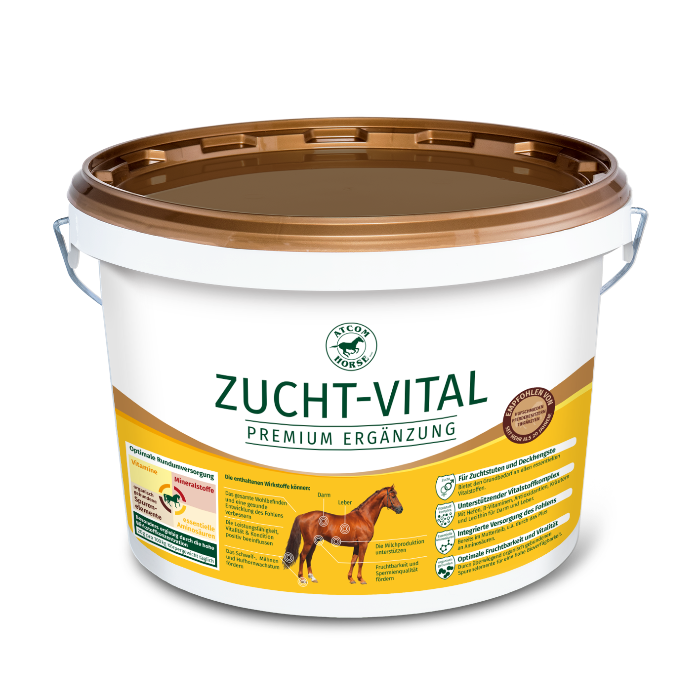 Atcom Zucht-Vital 10kg Für Zuchtstuten und Deckhengste Atcom Zucht-Vital 10kg Für Zuchtstuten und Deckhengste von Atcom