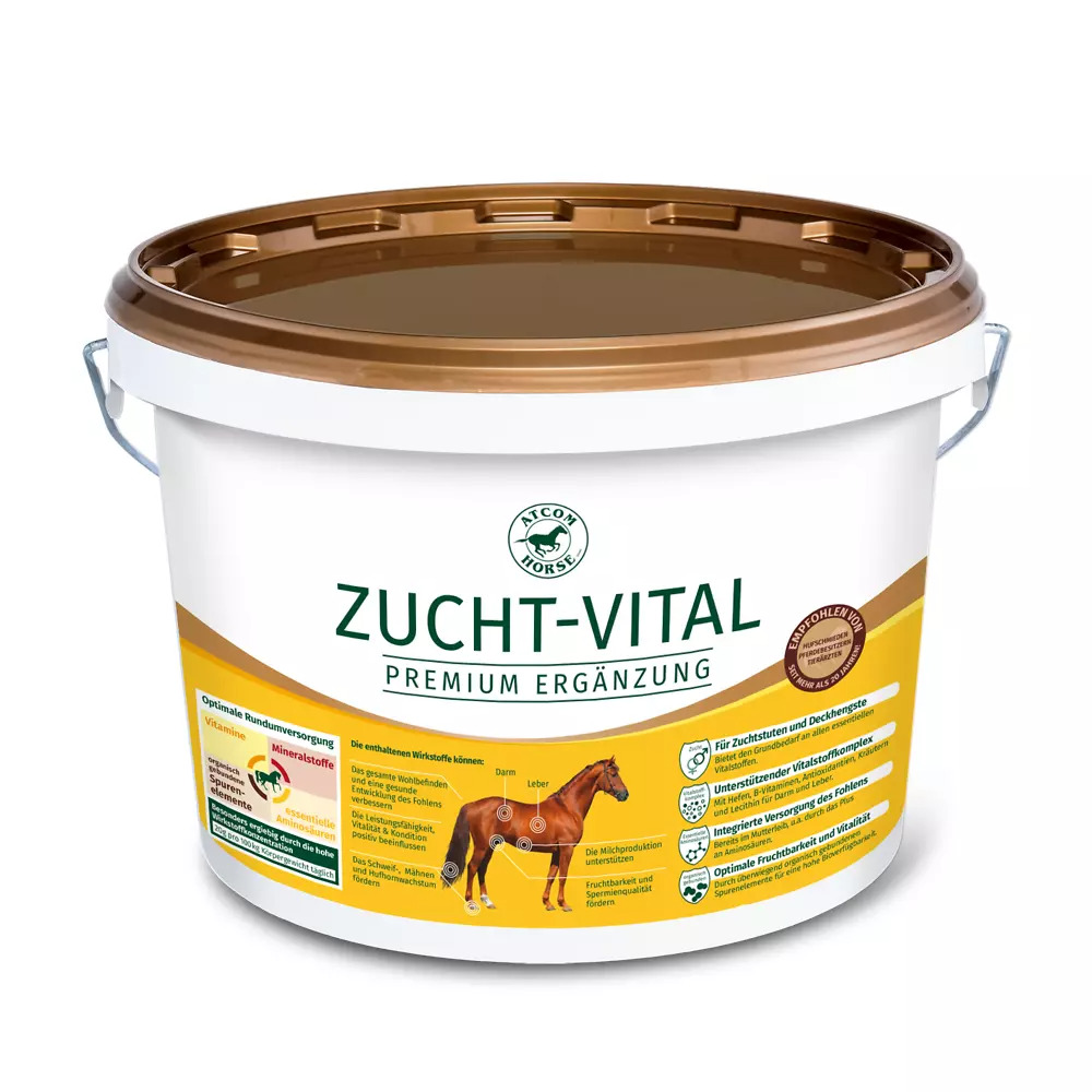 Atcom Zucht Vital 1kg Für Zuchtstuten und Deckhengste Atcom Zucht Vital 1kg Für Zuchtstuten und Deckhengste von Atcom