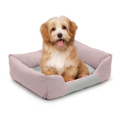 Athena Collection Hundebett, Größe M, 68 cm, waschbar, Hundebett für mittelgroße Katzen, Haustiere, gemütlicher, weicher, wärmender Stoff mit Rutschfester Unterseite, Rosa Athena Collection Hundebett, Größe M, 68 cm, waschbar, Hundebett für mittelgroße Katzen, Haustiere, gemütlicher, weicher, wärmender Stoff mit Rutschfester Unterseite, Rosa von Athena Collection
