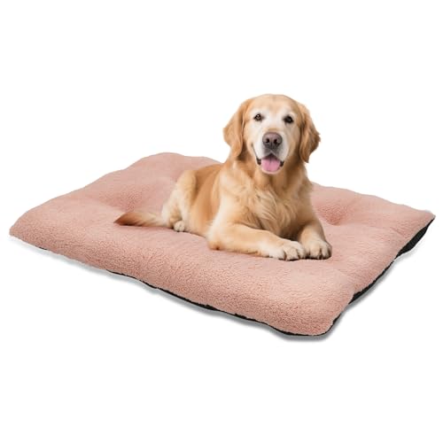 Athena Collection Hundebett für große Hunde, waschbar, für große Hunde, Katzen, Haustiere, Kunsttanne, beruhigende Kiste, wärmend, gemütlich, weich, Rosa Athena Collection Hundebett für große Hunde, waschbar, für große Hunde, Katzen, Haustiere, Kunsttanne, beruhigende Kiste, wärmend, gemütlich, weich, Rosa von Athena Collection
