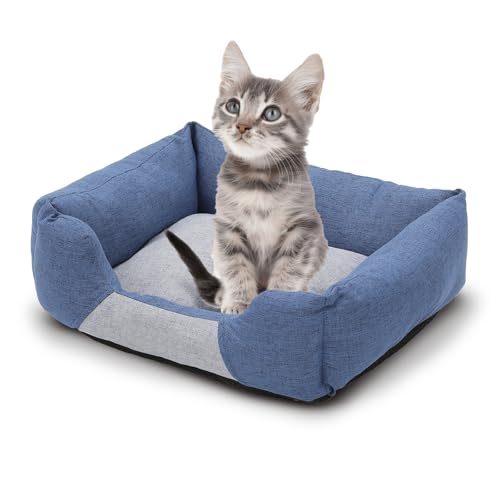 Athena Collection Kleines Hundebett, waschbar, für kleine Hunde, Welpen, Katzen, Haustiere, gemütlicher, weicher, wärmender Stoff mit Rutschfester Unterseite, 50,8 cm Athena Collection Kleines Hundebett, waschbar, für kleine Hunde, Welpen, Katzen, Haustiere, gemütlicher, weicher, wärmender Stoff mit Rutschfester Unterseite, 50,8 cm von Athena Collection