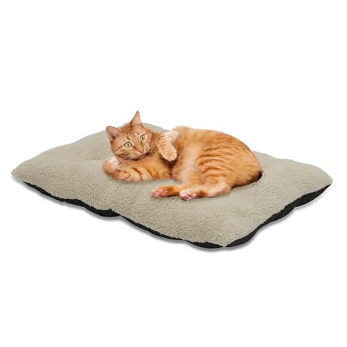 Athena Collection Kleines Hundebett, waschbar, für kleine Hunde, Welpen, Katzen, Haustiere, künstliche Tanne, beruhigende Kiste, warm, gemütlich, weich, Beige Athena Collection Kleines Hundebett, waschbar, für kleine Hunde, Welpen, Katzen, Haustiere, künstliche Tanne, beruhigende Kiste, warm, gemütlich, weich, Beige von Athena Collection