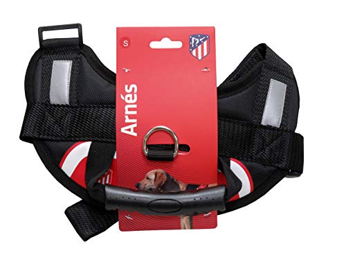 Atletico DE Madrid - Hundegeschirr, gepolstert, atmungsaktiv, verstellbar, reflektierend, für große Hunde, Größe L, 3 Größen erhältlich, Farbe: Blaugrana, offizielles Produkt (CyP Brands) von CYPBRANDS