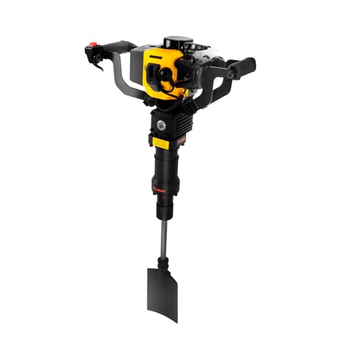 Atnhyruhd Handheld Benzinbagger Bagger Garten Baum Digger Maschine mit Schaufel System Bagger Schaufel Baum Pit Digger Bohrmaschine 6500r/min 52cc von Atnhyruhd