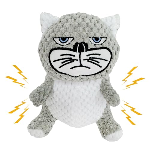 Attatoy Chonky Katzen-Hundespielzeug, Fat Cat Stuffed Squeaky Pet Toy Plüsch Attatoy Chonky Katzen-Hundespielzeug, Fat Cat Stuffed Squeaky Pet Toy Plüsch von Attatoy