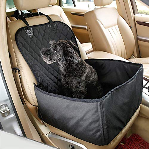 Haustier-Autositz für Haustiere, zusammenklappbarer und wasserdichter Hunde-Autositzträger mit Sicherheitsgurt und Aufbewahrungstasche für Hunde und Katzen zum Ausgehen (Farbe: 55 x 45 x 25 von AttreX