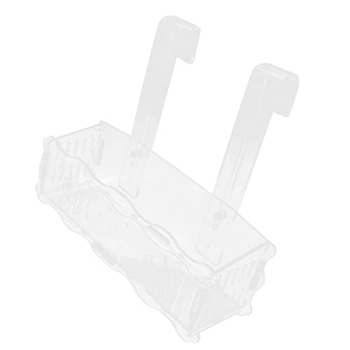Atyhao Aquarium-Pflanzgefäß, Lochdesign, Transparenter Mehrzweck-Hängeacryl-Aquarium-Wasserpflanzer für Aquarium-Aquascape-Dekoration (L) von Atyhao