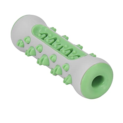 Atyhao Beißspielzeug für Hunde, Bürsten Reduziert Stress, Flexibel, Beißfest, Kunststoff-Beißstab, Hundespielzeug für Welpen für zu Hause (Grau Grün) von Atyhao
