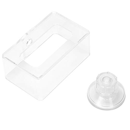 Fischfütterung ring, Fischfütterung quadrat Acryl schwimmender Fischfutter Fütterungsring Fischfutter Fütterungsring für Aquarium mit Absaugung(S) von Atyhao