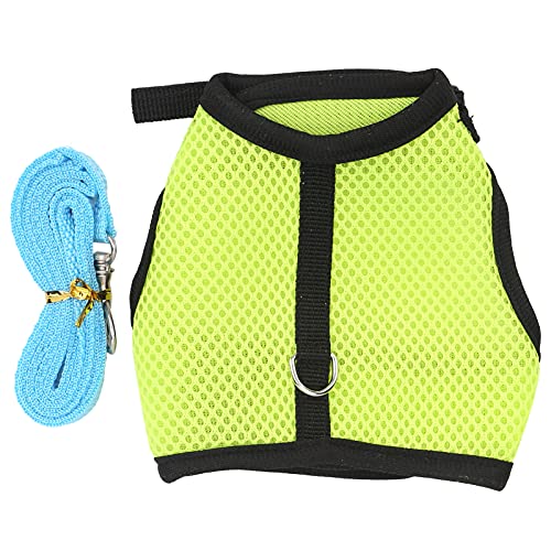 Hamster Brustgurt, Kleintier Mesh Traction Harness Atmungsaktive Traction Weste Kleintierleine Seil Walking Lead Heimtierbedarf für Chinchilla Kaninchen Hamster[M] Geschirre, Halsbänder & Leinen von Atyhao