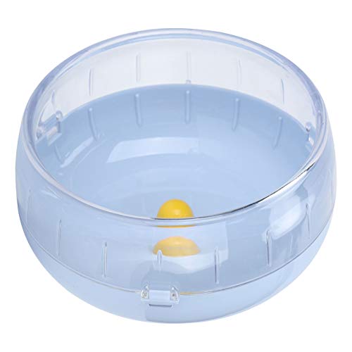 Hamster Übungsrad, Silent Roller Running Wheel Spielzeug für Rennmäuse Syrische Hamster Zwerg Hamster Mäuse (blau)[12CM] & Röhren von Atyhao