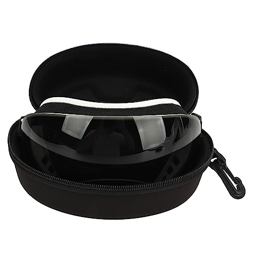 Atyhao Haustier-Sonnenbrille, Staubdichte Schutzbrille für Haustiere, UV-Schutz, Atmungsaktive Magnetische Gläser für Heimtierbedarf (Graue Gläser) von Atyhao